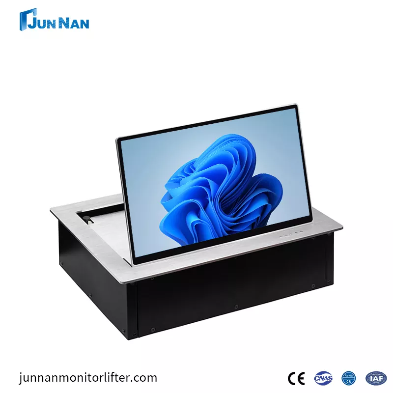 โต๊ะประชุมจอ LCD ระบบการประชุมแบบไร้กระดาษไฟฟ้า Flipper