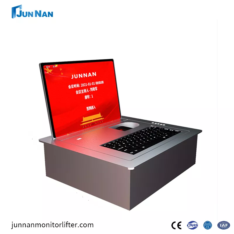 ระบบการประชุมมัลติมีเดียหน้าจอ LCD Flipper ระบบสัมผัสแบบซ่อนด้วยมอเตอร์