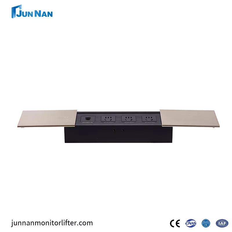 Universal Schuko Socket Motorized Pop Up Outlet สำหรับโต๊ะในครัว